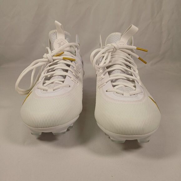 Nike Force Savage Elite 2 Lacrosse Cleats White/Gold Men’s 11 New High Top Shoe - Picture 6 of 11